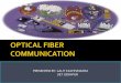 Presentation on optical fiber communication