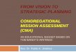 Moving off the Map: Congregation Mission Assessment (CMA)