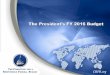 Chartbook: The President's FY 2016 Budget