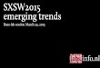 Emerging Trends from SXSW2015 - Iskander Smit