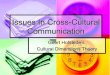 Hofstede's Cultural Dimensions Theory