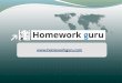 Homework Guru -Online Tutoring and Homework Help Platform