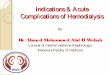 Complications of hemodialysis