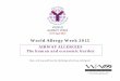 World Allergy Week 2015: AIRWAY ALLERGIES The human and economic burden