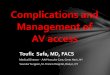 Complications and management of av access