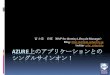 [LT]Azure上のアプリケーションへのシングルサインオン / TechEd Japan 2010