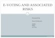 Evote and associated risks