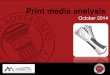 Print media analysis ocotber 14