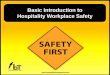 Hospitality workplace safety