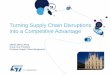 ST- Turning supply chain disruptions into a competitive advantage