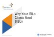 Why Your ITIL® Clients Need BiSL®
