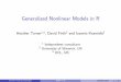 Generalized Nonlinear Models in R