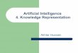 Knowledge Representation in Artificial intelligence