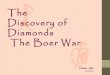 The boer war and diamonds