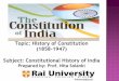 Llb i choi u ii history of constitution 1600-1947