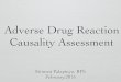 Adverse drug reaction causality assessment