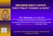 Dr.C.Muthuraja's 'HIGHER EDUCATION: WHAT? WHERE? WHY? & HOW?