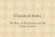 India Caste System and Hinduism