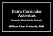 Dr. William Allan Kritsonis - Extra Curricular Activities PPT