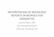 Final version histologic intepretation of bxs for dermatitis