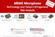Sample MEMS Microphone Technology and Patent Infringement Risk Analysis