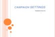 Campaign Setting in Google Adwords