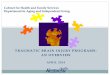 Kentucky Traumatic Brain Injury Programs Overview - April 2014
