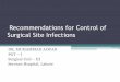 Updated recommendations for control of surgical site infections