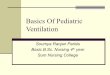 Basics of pediatric ventilation
