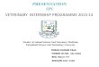 Veterinary Internship Programme 2013-14
