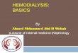 Hemodialysis basics