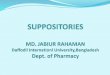 Pharmaceutical suppositories