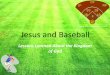 Jesus and Baseball