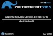 Applying Security Controls on REST APIs
