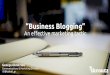 Business Blogging @ Skroutz - An effective marketing tactic