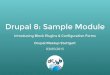 Drupal 8 Sample Module