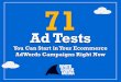 71 ad test for Adwords Campaigns