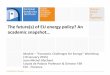 The future(s) of EU energy policy? An academic snapshot | Madrid