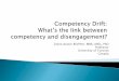 Competency Drift: What’s the link between competency and disengagement?