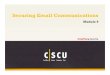 Cscu module 09 securing email communications