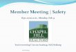February 2015 Member Meeting - Safety