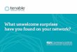 Unwelcome Network Surprises