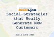 InsideLocal: Social strategies that really generate new customers