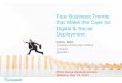 4 Business Trends Supporting Social Deployment