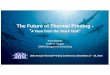 The Future of Thermal Printing - 2014-19
