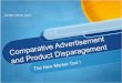 Comparative Advertisement and Product Disparagement