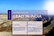 Distribution of lead ores in india