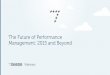 Future of Performance Management: 2015 and Beyond