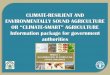 Climate resilient and environmentally sound agriculture - Module 1