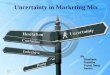 Examining the Influence of Uncertainty on  Marketing Mix